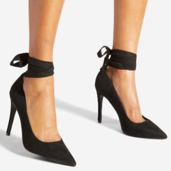 Shoe Dazzle Black Heels - Picture 1 of 9